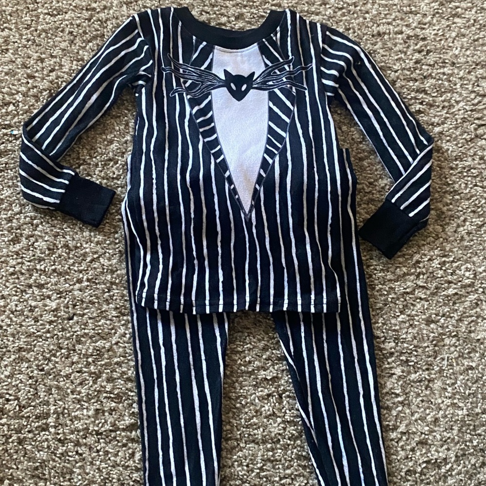 Jack Skellington striped pajamas